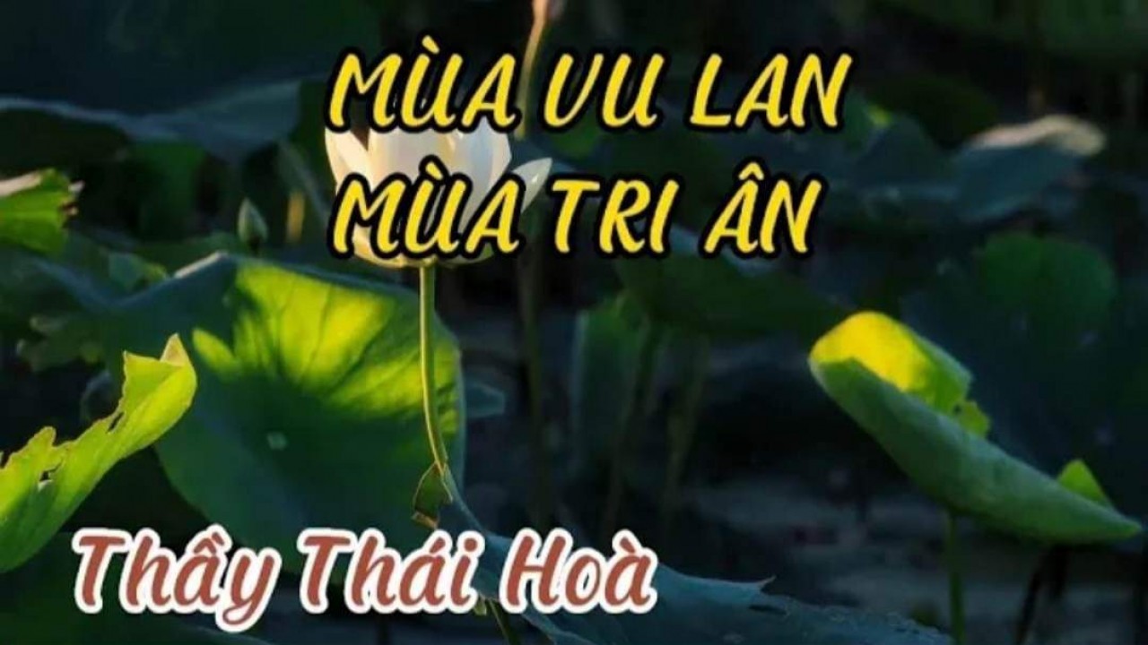 Mùa Vu Lan Mùa Tri Ân (Thầy Thái Hoà)